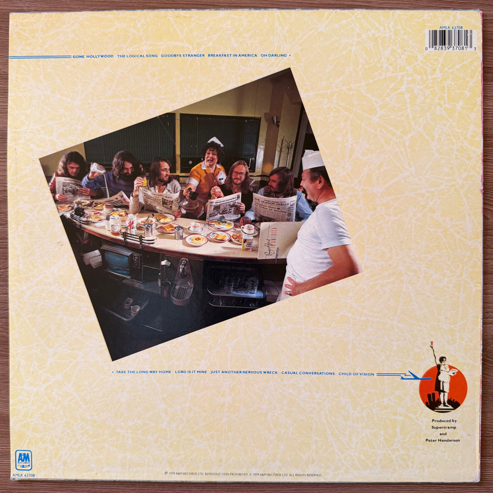 Supertramp – Breakfast In America (Англия) Т