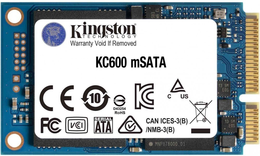 Накопитель SSD mSATA Kingston SKC600MS/1024G 1000 ГБ