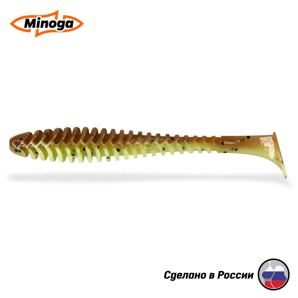 Приманки Minoga ACTION 4.0"(100мм) Набор #5 (3 упаковки)