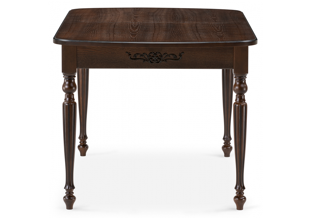 Стол деревянный Woodville Бевье орех темный, орех