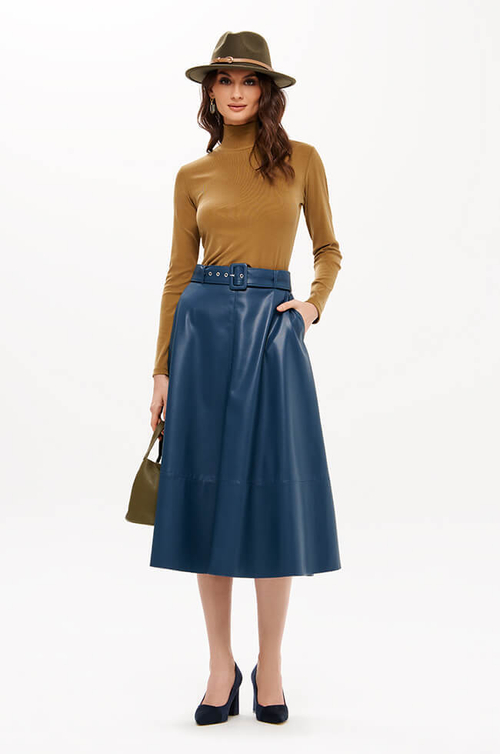 4898 Юбка женская (морская волна)