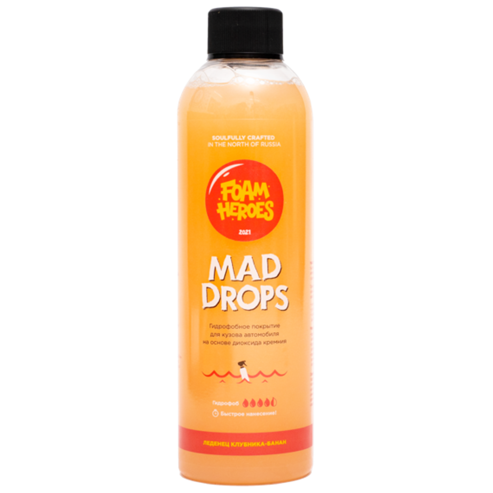 Foam Heroes Mad Drops Candy быстрое гидрофобное покрытие для ЛКП, 500мл