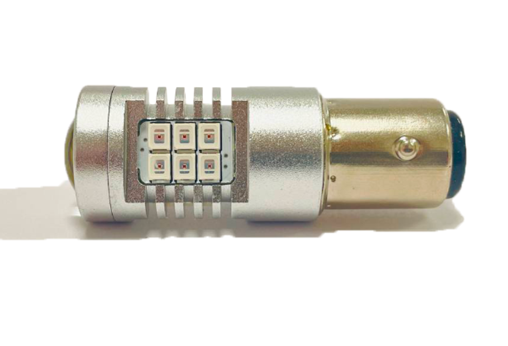Светодиодная лампа P21/5W 1157-4G21-2835-21SMD (красный), 1шт
