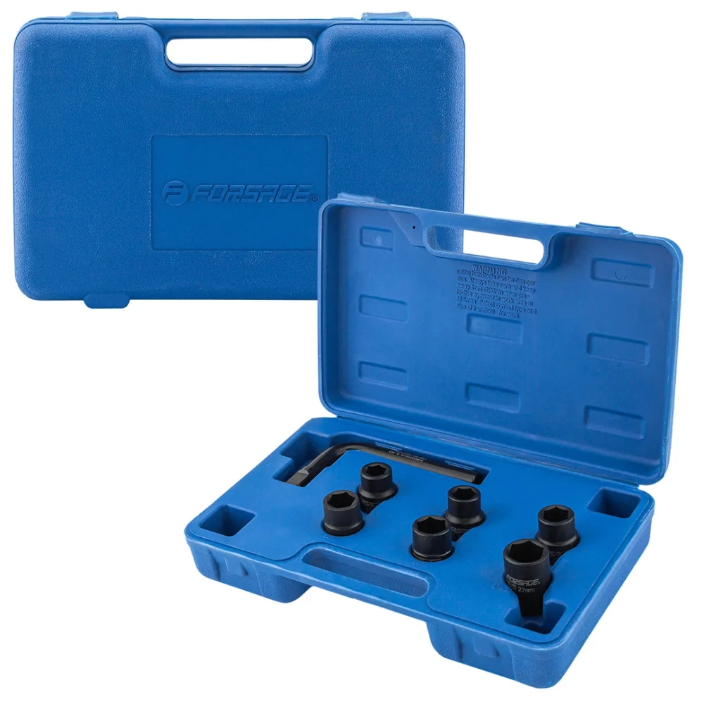 Набор инструментов 7пр. 3/4''(6гр.) Forsage F-6074-5MPB