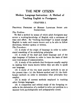 A Method of Teaching English to Foreigners | George Elmore Reaman