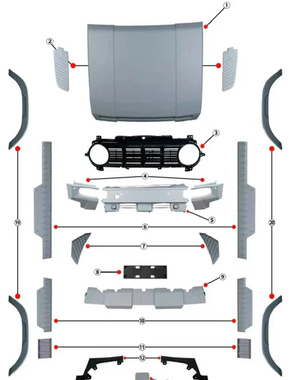 Обвес для iCar V23 Chery 2024+