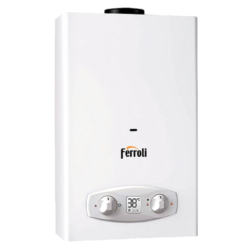 Водонагреватель газовый Ferroli VERONA 11 D(NG) проточный, настенный, откр. кам. сгор.