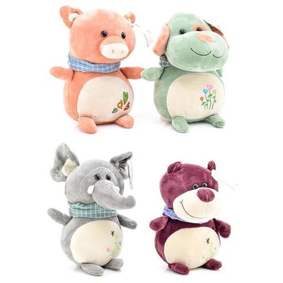 Игрушка мягкая животные 18см микс