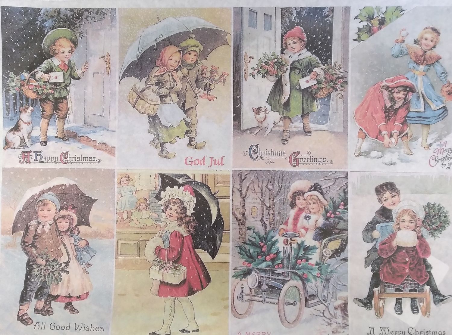 Декупажная карта 