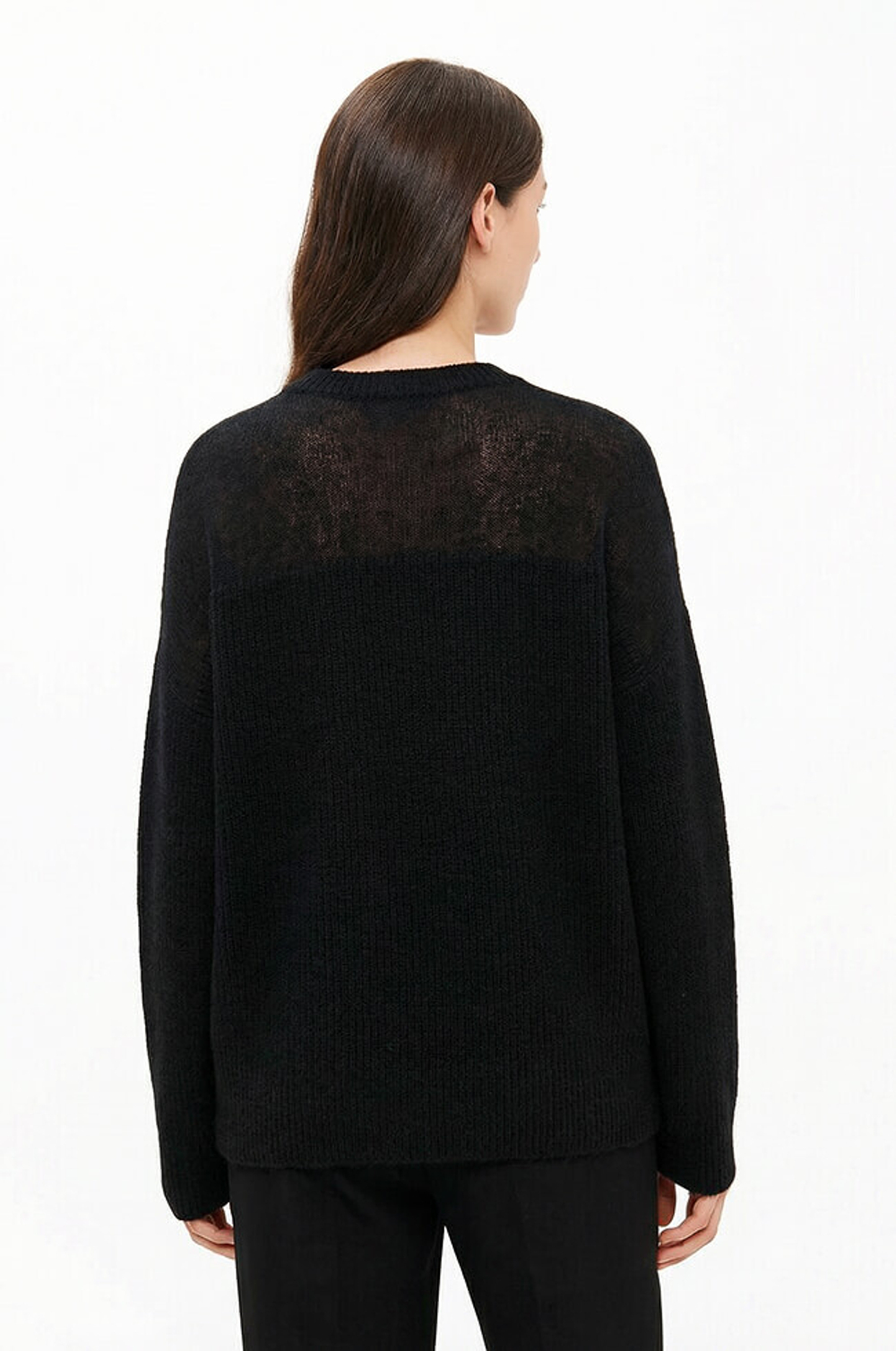 23433 Свитер женский (черный)