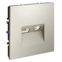 Розетка телевизионная встраиваемая VOLTUM S70 TV+RJ45 кат. 6, (кашемир) vls060703