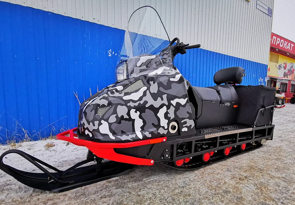 Снегоход STELS Мороз 600XL CVTech CAMO BLACK 2023