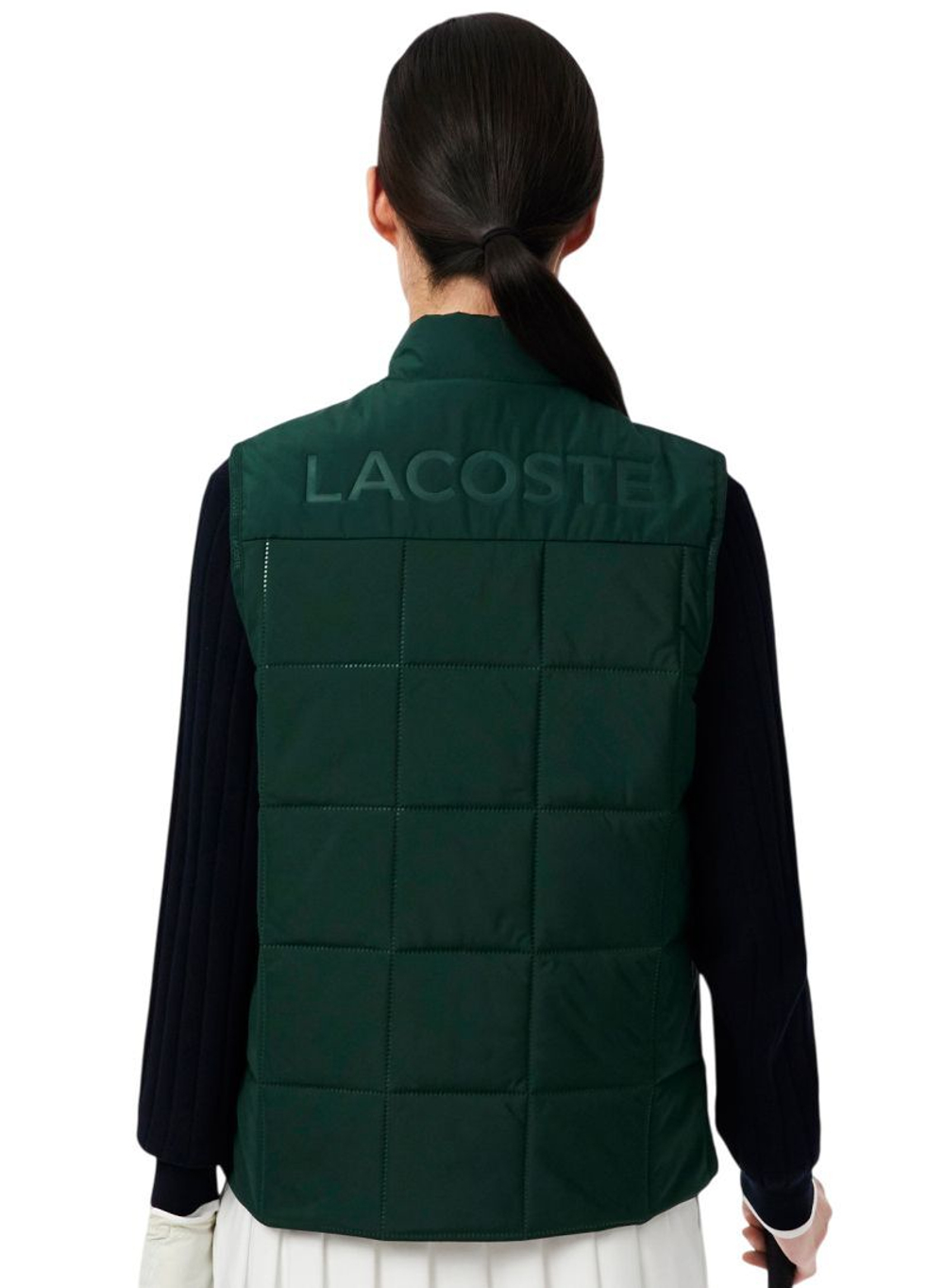 Женская теннисная жилетка Lacoste Water-Repellent UV Protect Sport - green