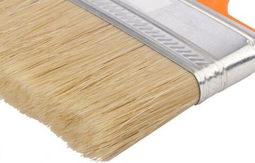 Кисть плоская для фасадных работ, 120х25 мм, натуральная щетина, пластиковая рукоятка Matrix 83394