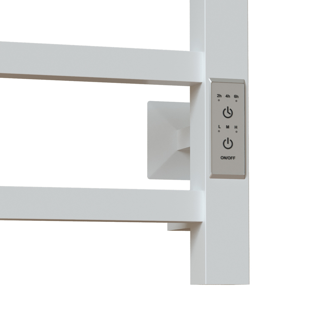 Полотенцесушитель MIXLINE FORTUNE 100х50 (таймер, 555 Вт, 10 перекладин) электрический БЕЛЫЙ