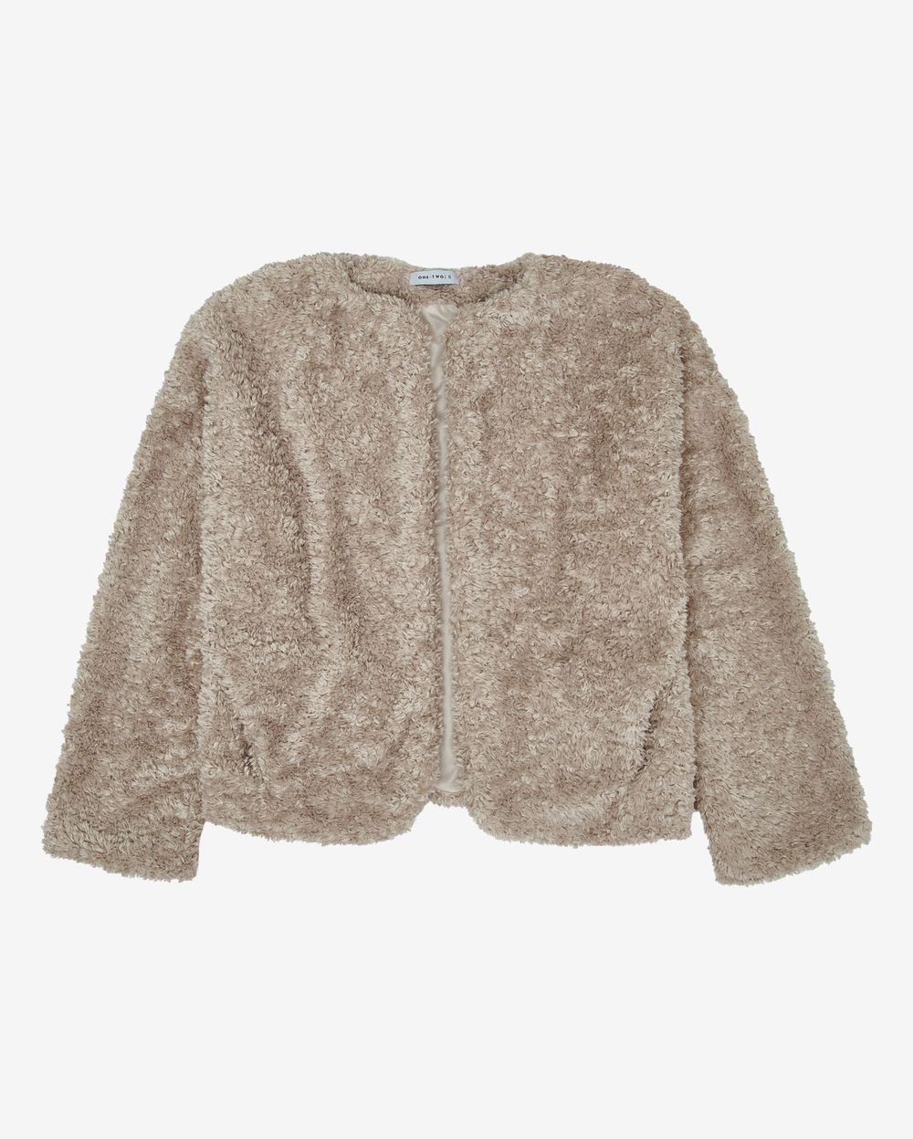 Куртка One Two Faux Fur Beige