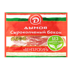 Бекон сырокопченый «Дымов» нарезка - 500 г