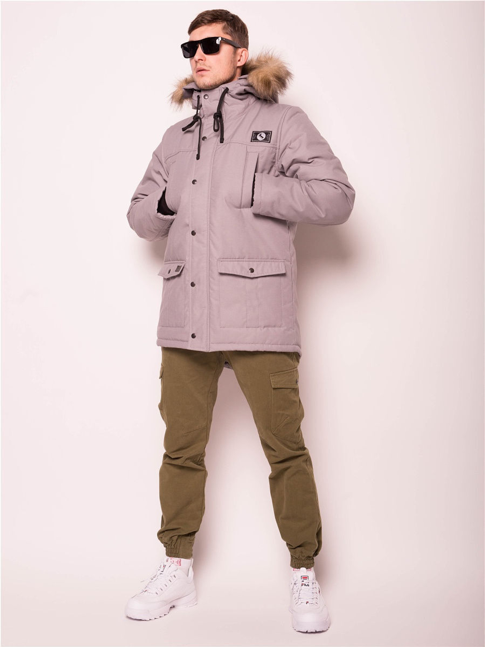 Парка Север зимняя Город Горький серая