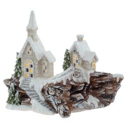 GAEM Фигурка декоративная "Домик" (подсветка, 3xAAA), L66 W23 H48 см