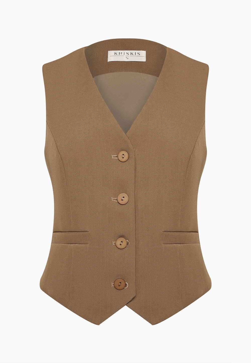 Жилет приталенный