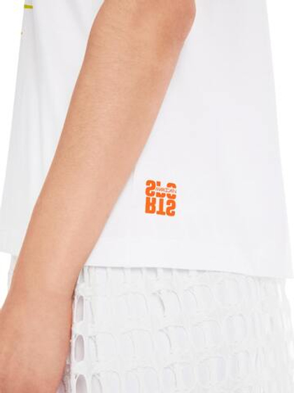 Marc Cain Футболка из хлопка с принтом