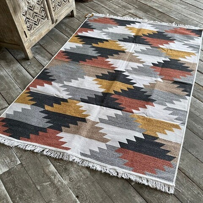 Коврик интерьерный с бахромой VOSTOK 60*90 (двухсторонний)