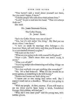 Over the river | John Galsworthy