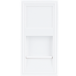 Розетка DEC RJ45 FTP кат.6,  1мод.,  бел. (22.5х45мм),  серия (тип) DEC