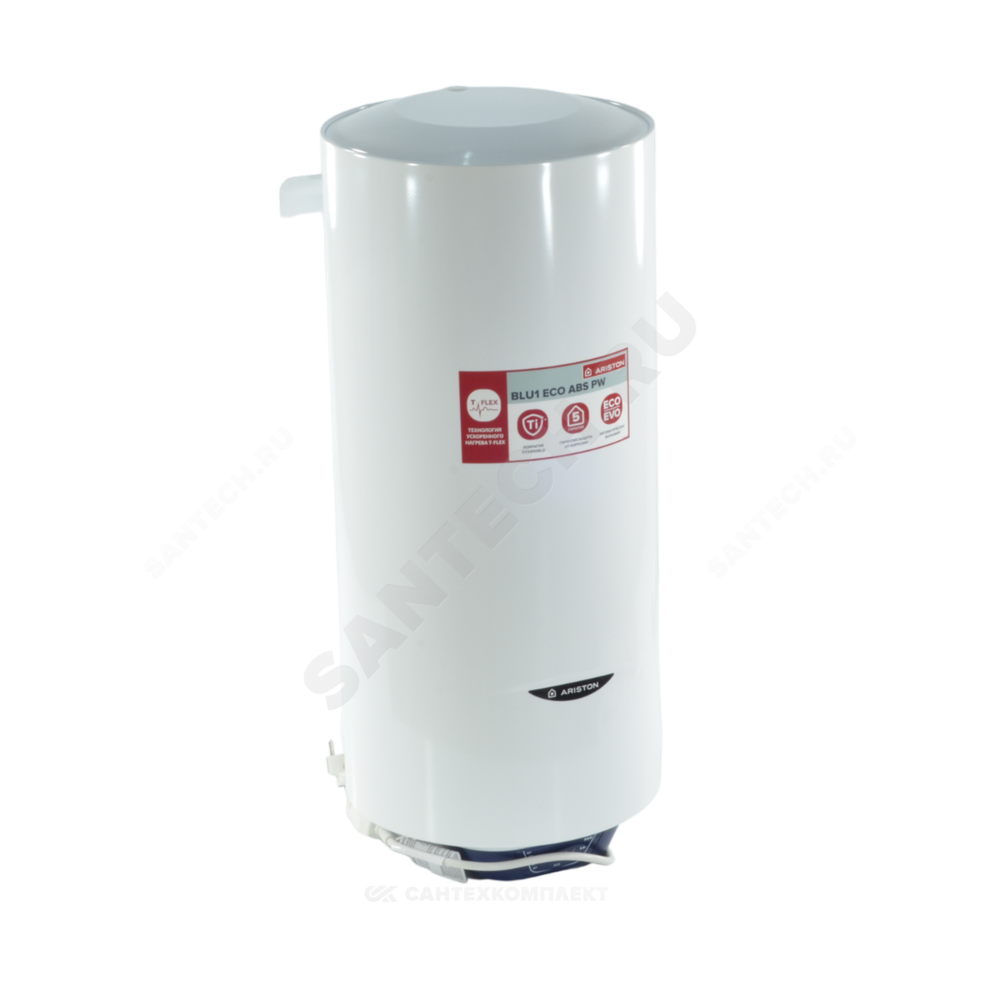 Водонагреватель электрический накопительный 30 л 1.5/2/2,5 кВт BLU1 ECO ABS PW 30 V SLIM Ariston 3700554