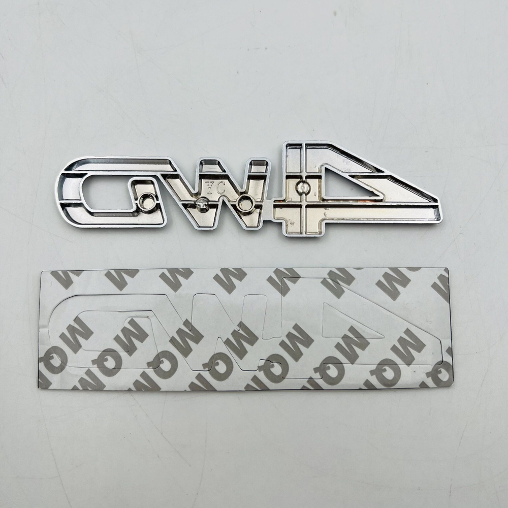 Эмблема (шильдик) 4WD 125х27 мм металл 1 шт