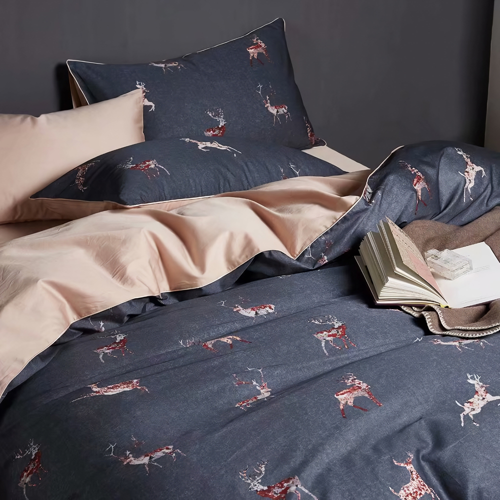 Комплект постельного белья Сатин Премиум на резинке CPAR009