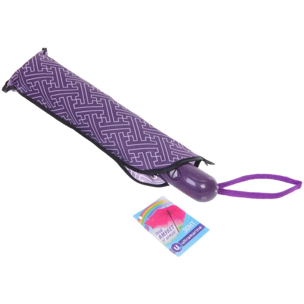 Зонт женский автомат «Ultramarine - Эрсэя», микс 6 цветов, 8 спиц, d-115см, длина в слож. виде 28см