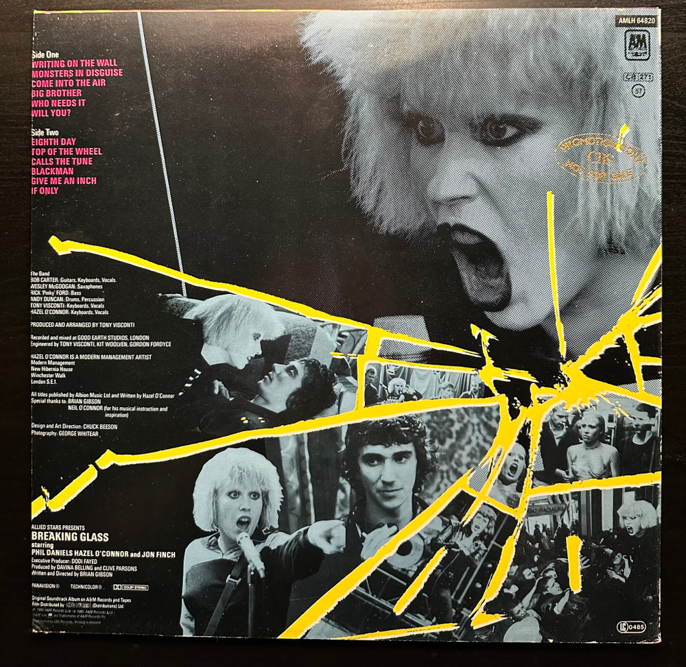 Hazel O'Connor - Breaking Glass (Голландия 1980г.)