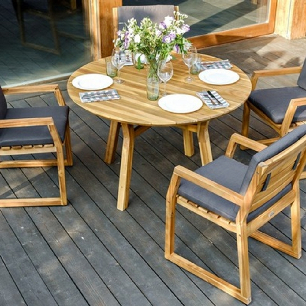 Обеденная группа из акации MODENA на 4 персоны