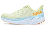 HOKA ONE ONE Cliffton 8 comfortable and simple mesh fabric shock absorption, non-slip, wear-resistant, lightweight low-cut casual running shoes men's yellow and blue