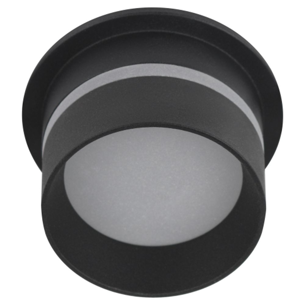 Встраиваемый светильник декоративный ЭРА DK93 BK MR16/GU5.3 черный | Декоративные встраиваемые светильники