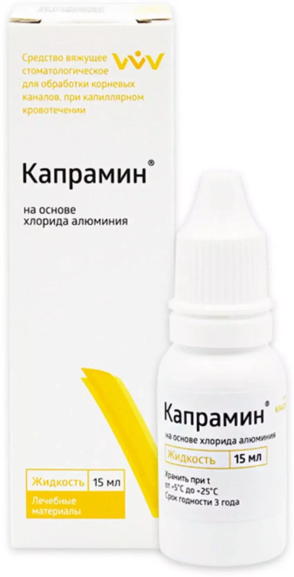 Капрамин кровоостанавливающее, 15мл, ВладМиВа
