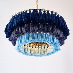 Подвесная Люстра Tassel Синий By Imperiumloft