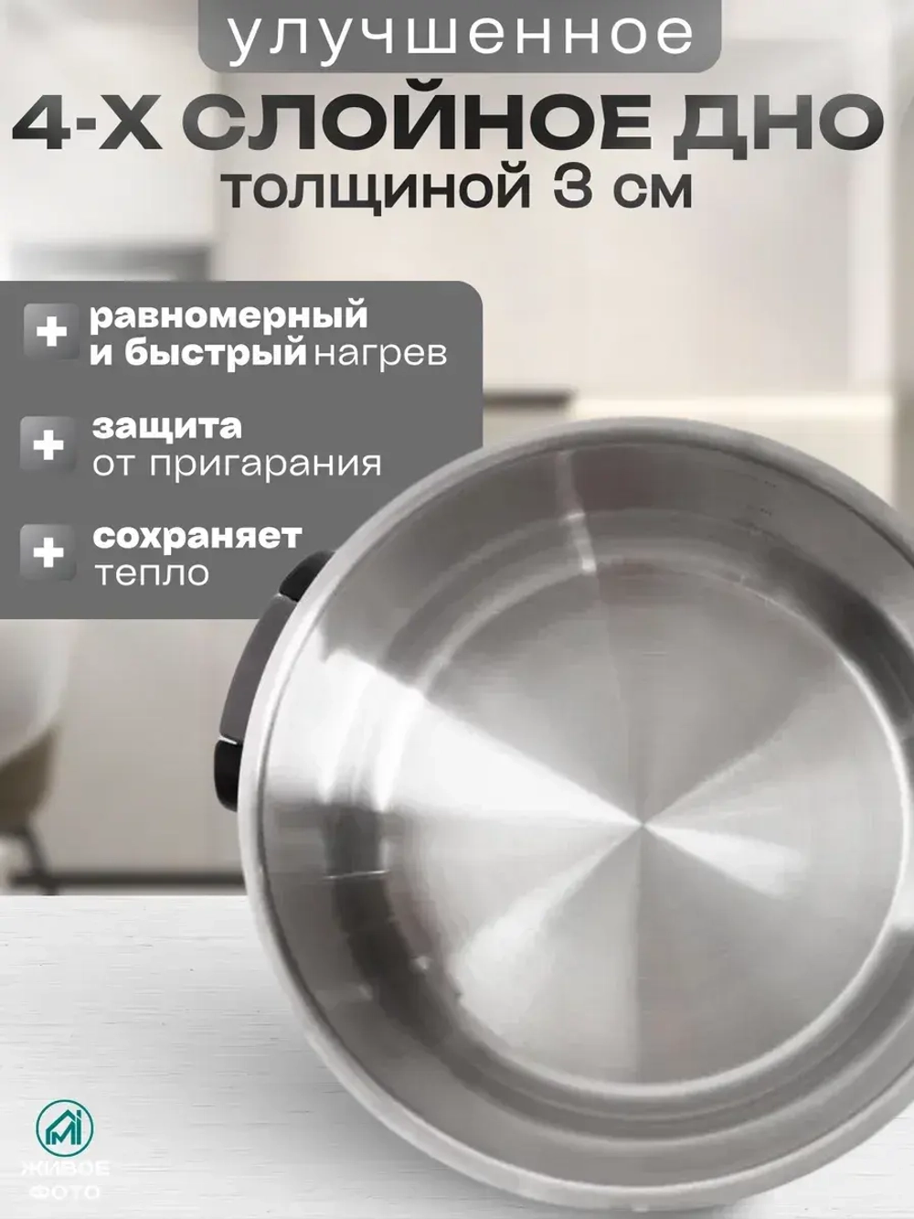 Набор посуды со складными ручками и крышками