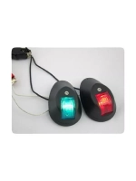 Комплект огней ходовых "капля" (зелёный/красный)