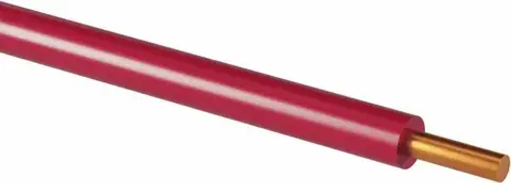 Провод ПуГВ 1*6 красный (ПВ-3) ГОСТ (100м) TDM SQ0124-0849 (ПуГВнг(А)-LS)