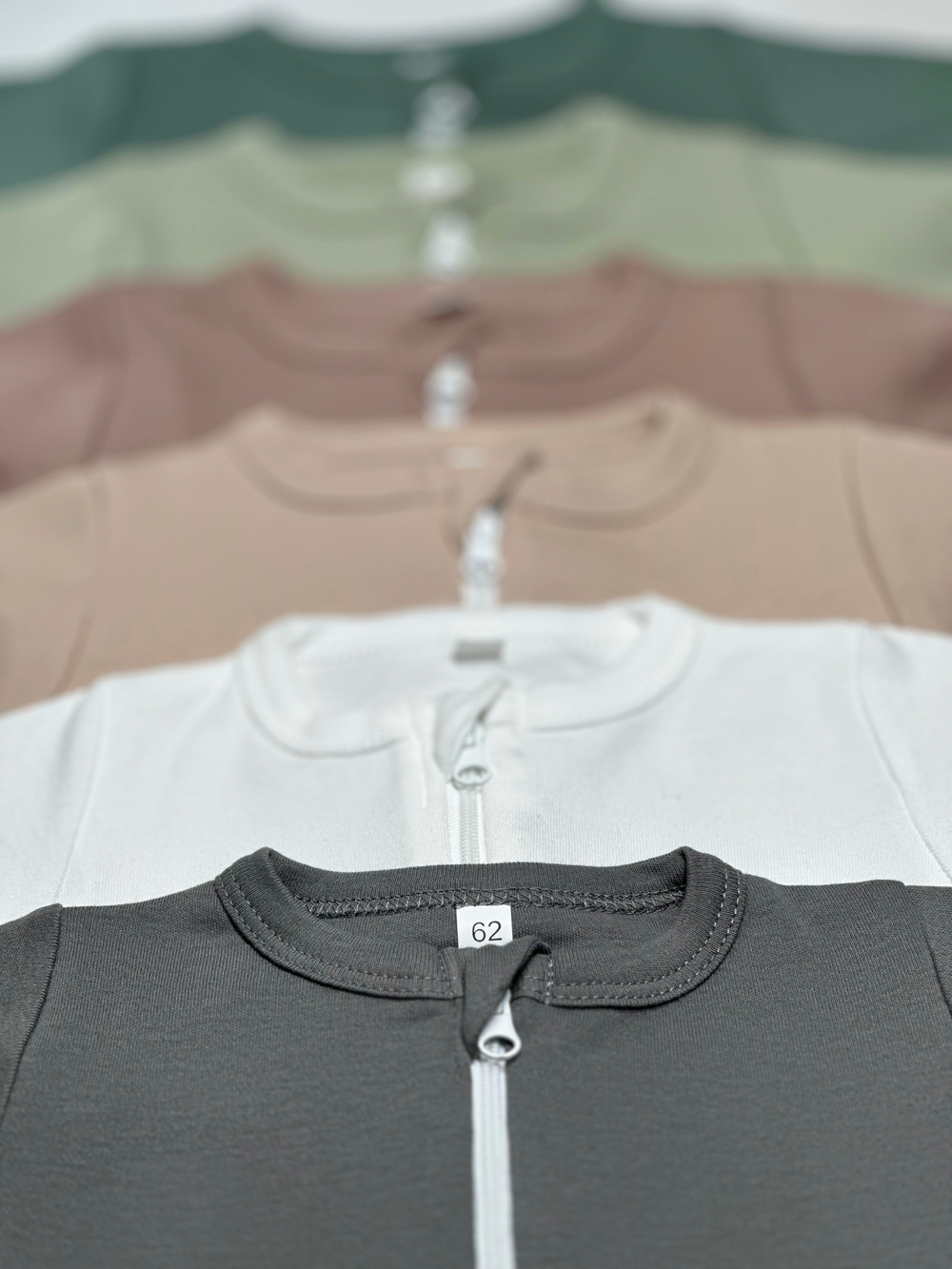 Полукомбинезон-песочник на молнии Сахар RinaAmari