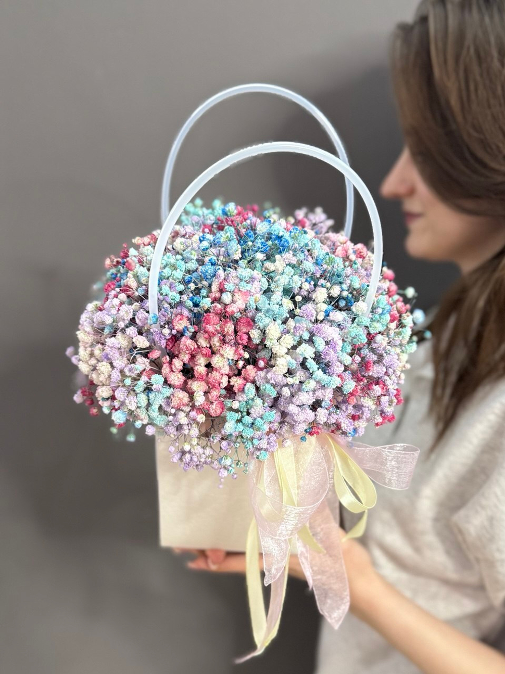 Сумочка с гипсофилой