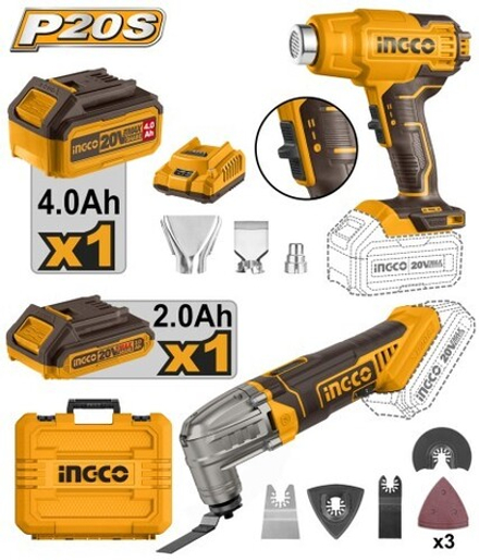 Набор аккумуляторного инструмента INGCO COSLI230703