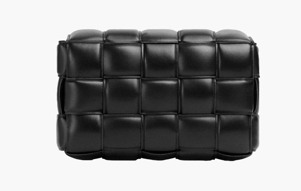 Сумка Bottega Veneta Padded Intreccio Cassette Crossbody Bag "Black"