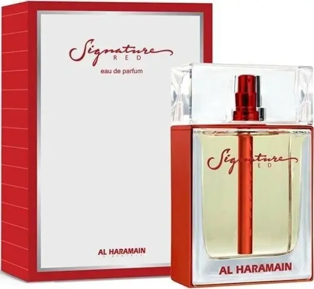 Мужская парфюмерная вода Al Haramain Signature Red EDP 100 мл с нотами бергамота и мандарина