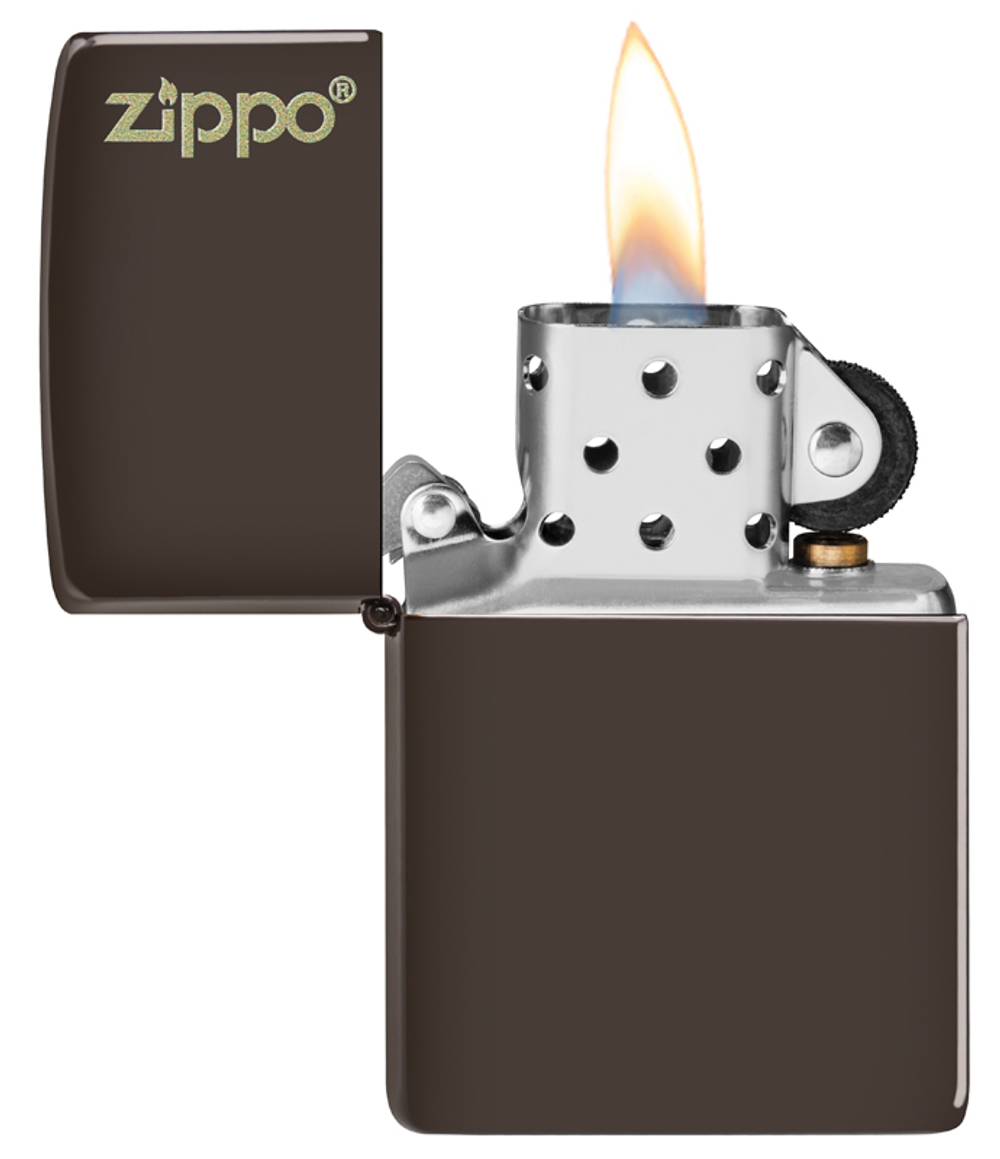 Зажигалка коричневая Brown Matte ZIPPO 49180ZL