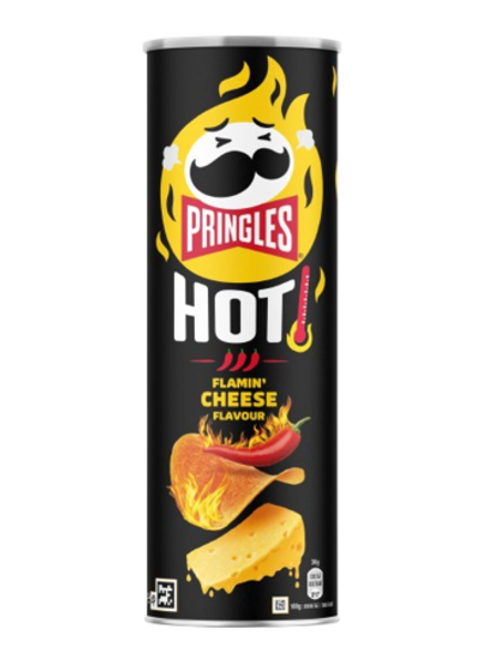Чипсы Pringles HOT со вкусом острого сыра