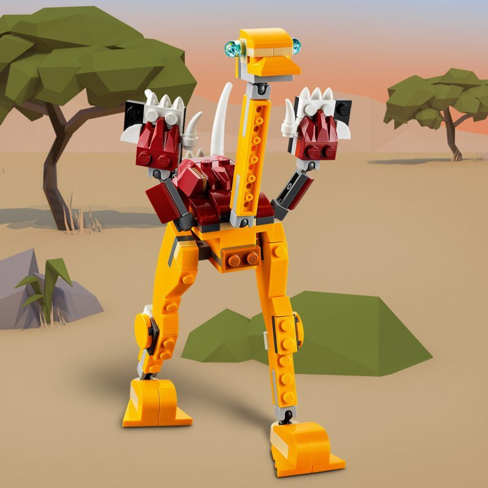 Конструктор LEGO CREATOR Лев 3в1 31112