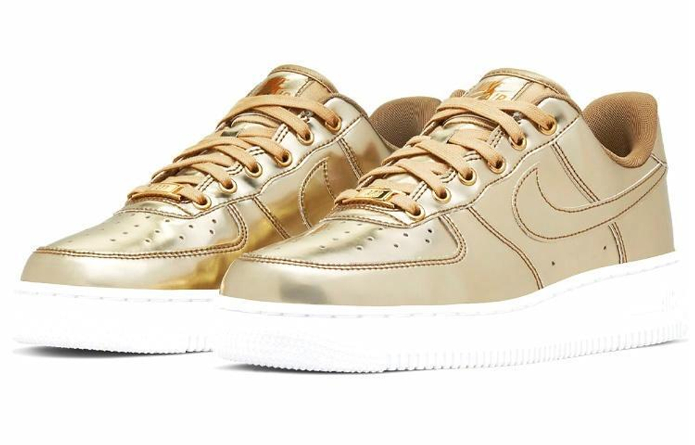 Кроссовки Nike Air Force 1 Low Sp "Liquid Metal" (Женская размерная сетка)
